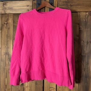 Women's Pink Crew Neck Sweater